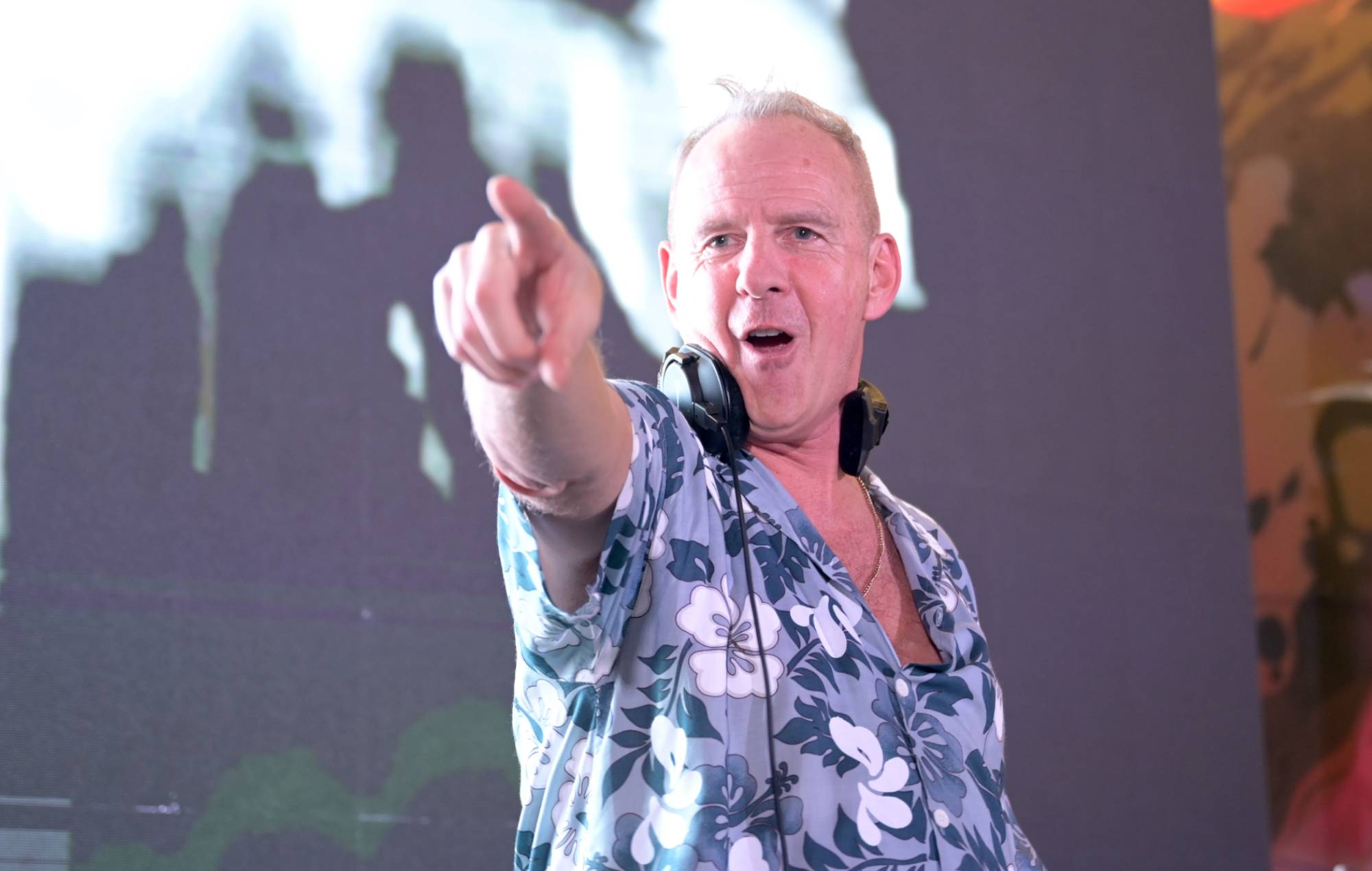 Fat Boy Slim at the Wynwood Walls The Power of Purpose Party on December 4, 2023 in Miami, Florida. (Photo by Manny Hernandez/Getty Images)