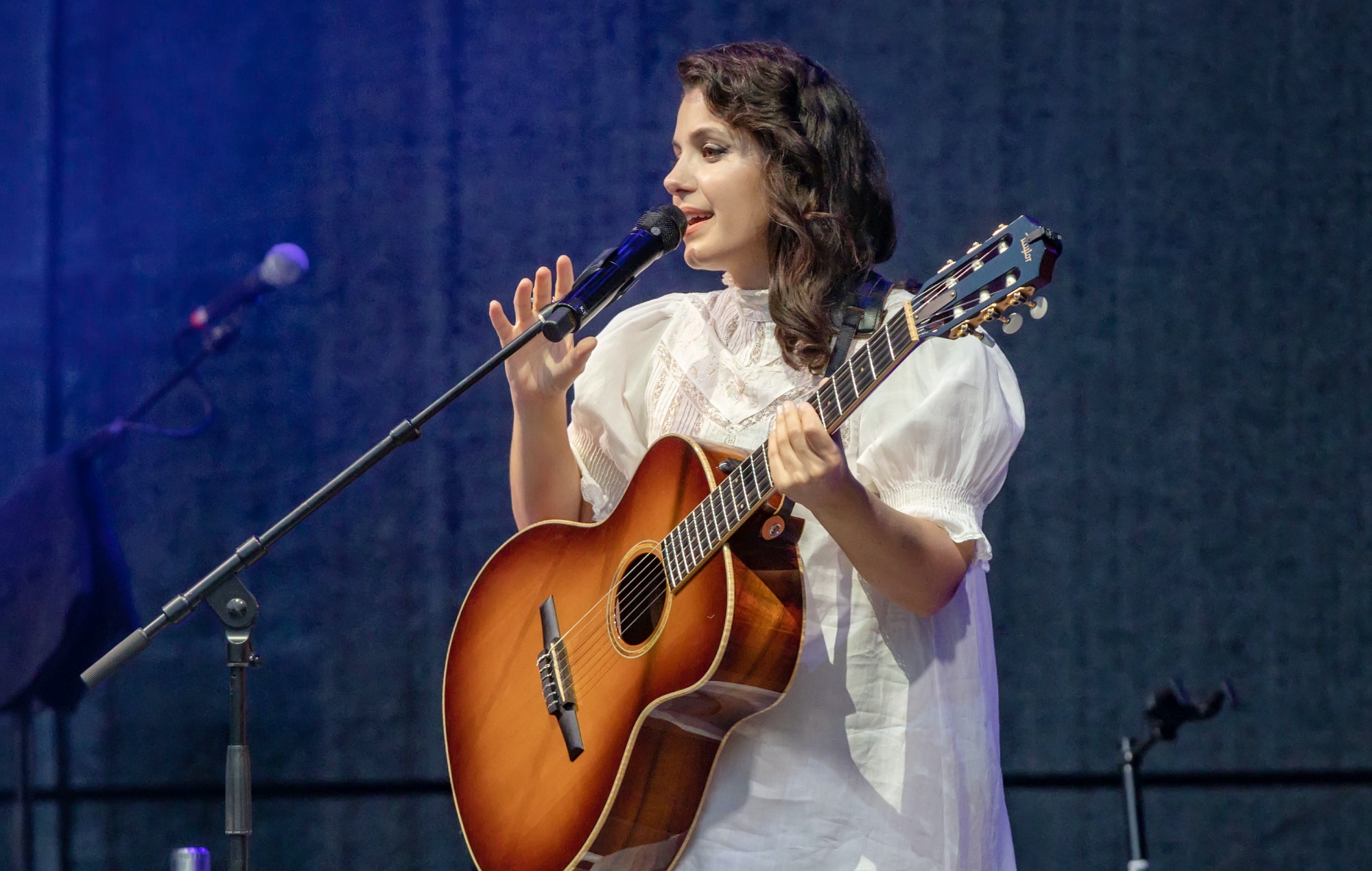 Katie Melua performing live on stage