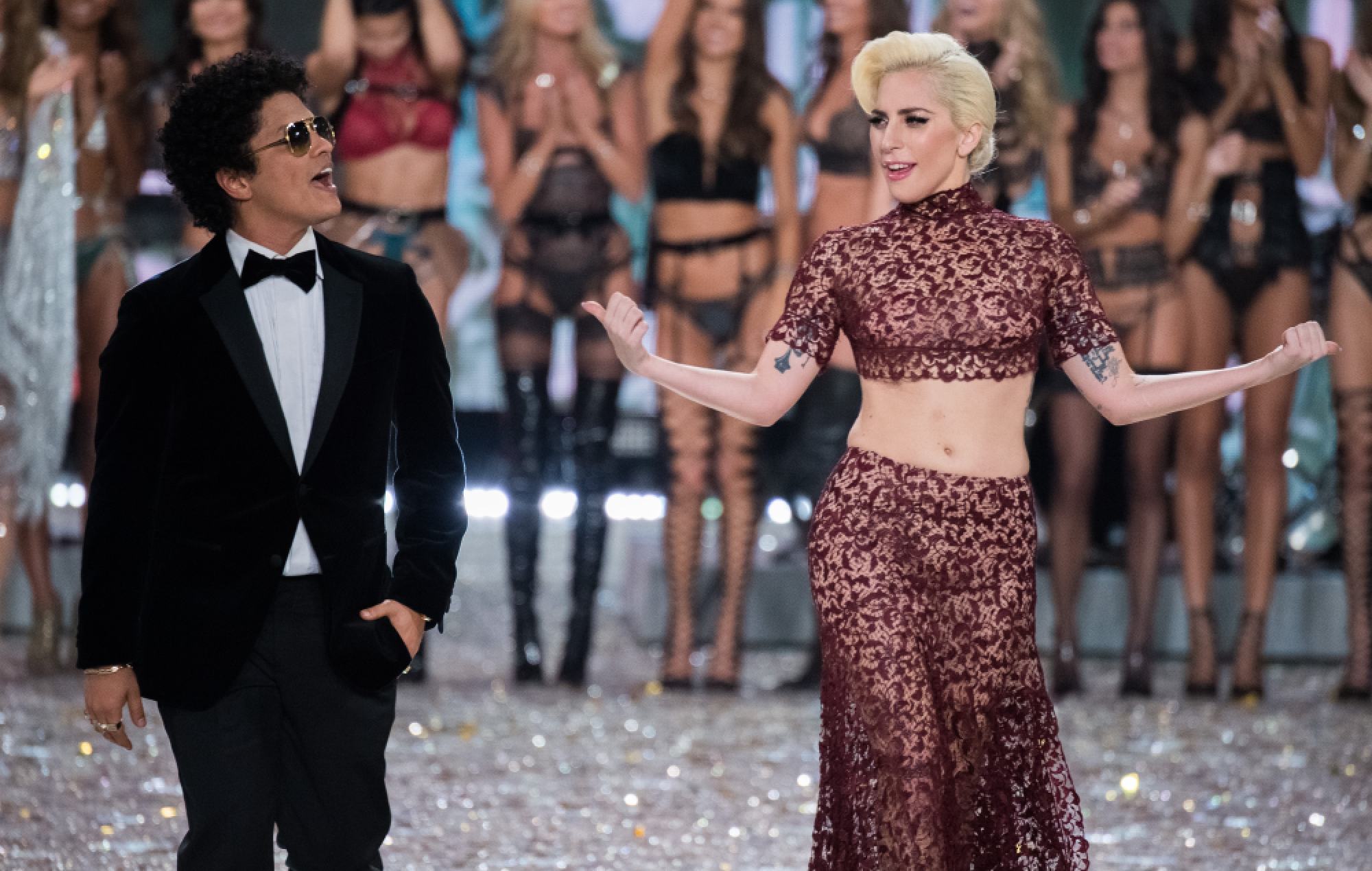 Bruno Mars and Lady Gaga