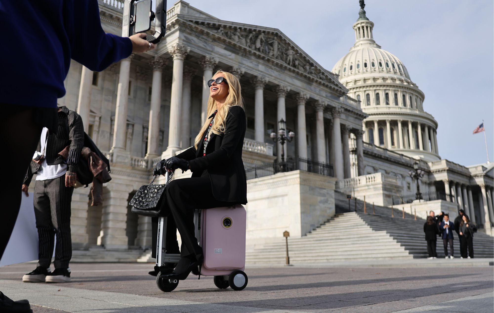 Paris Hilton on Capitol Hill, 2024.