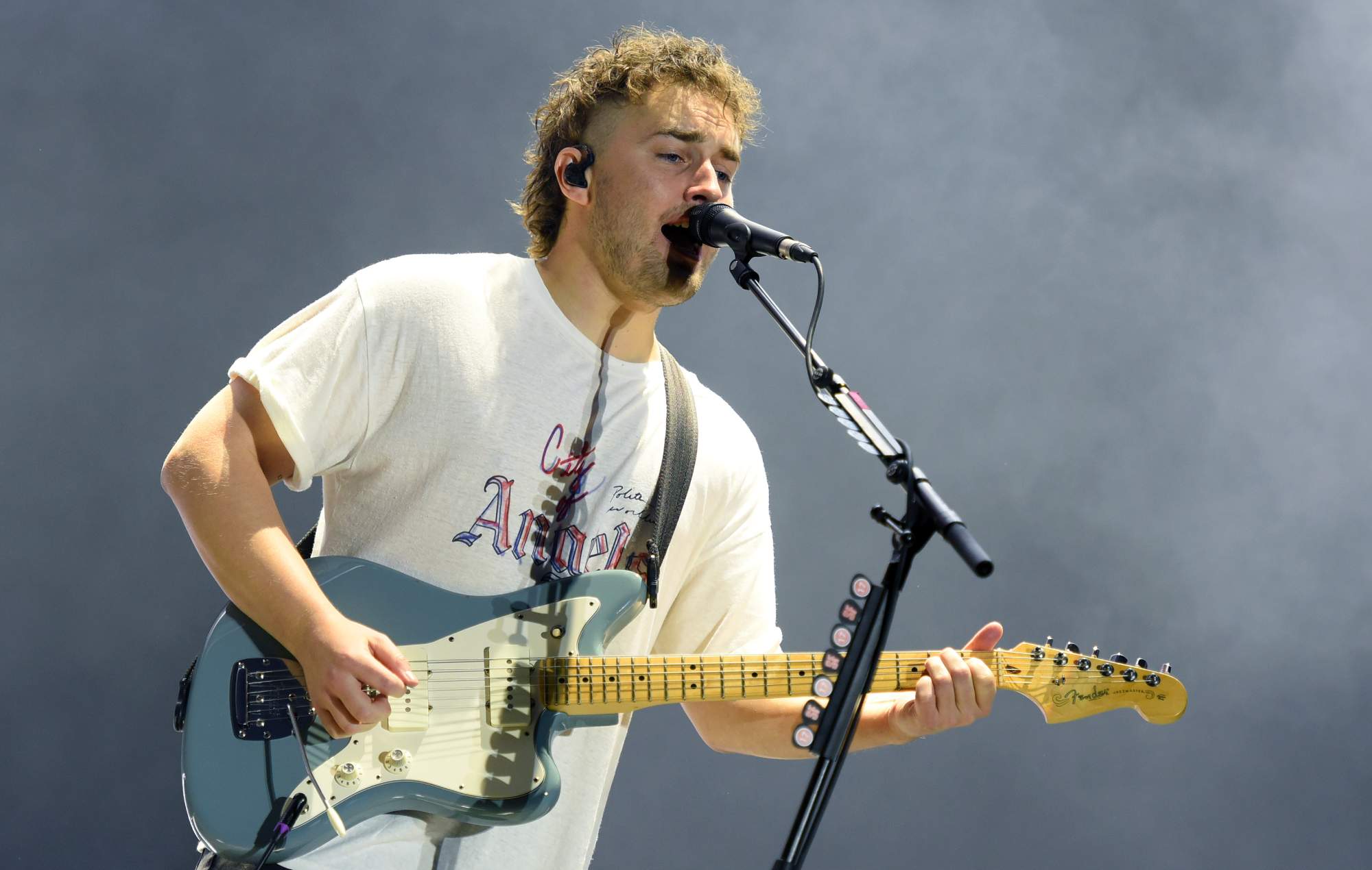Sam Fender performing in 2023.