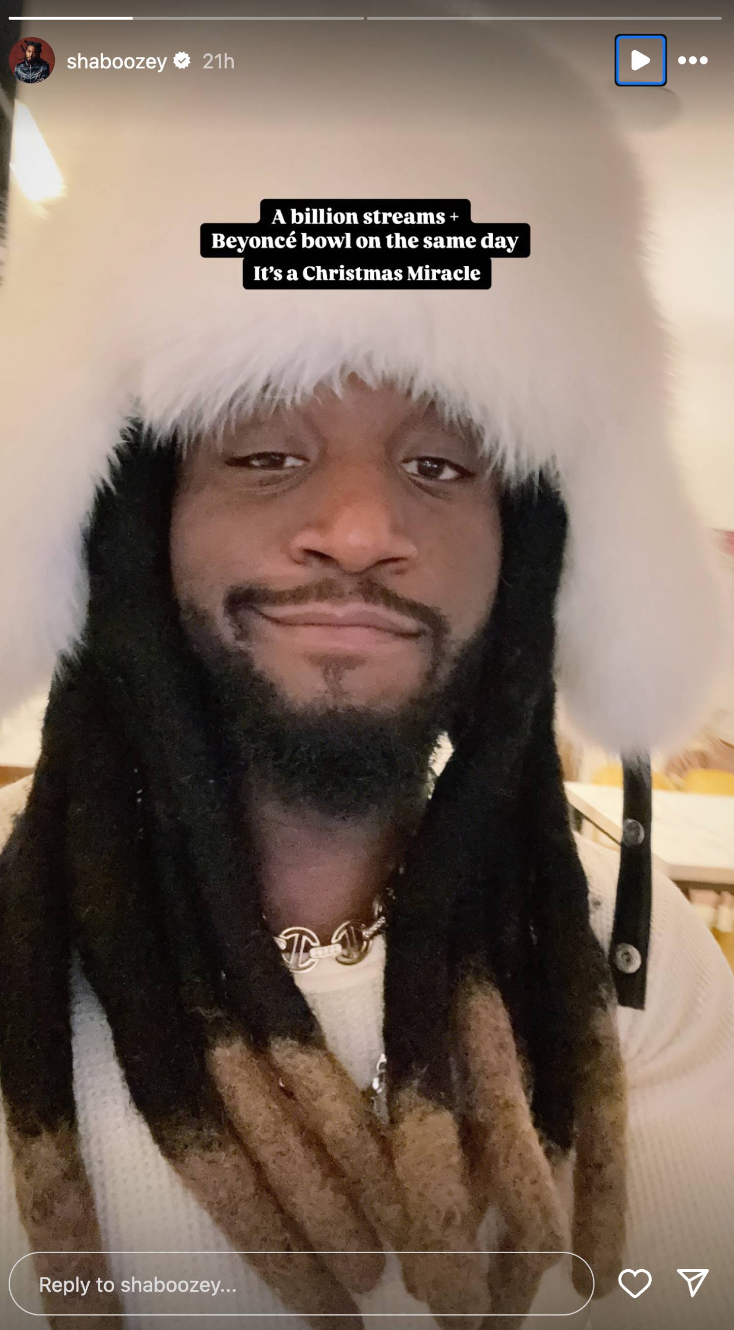 Shabuzi. Photo: screenshot from Shabuzi's Instagram.