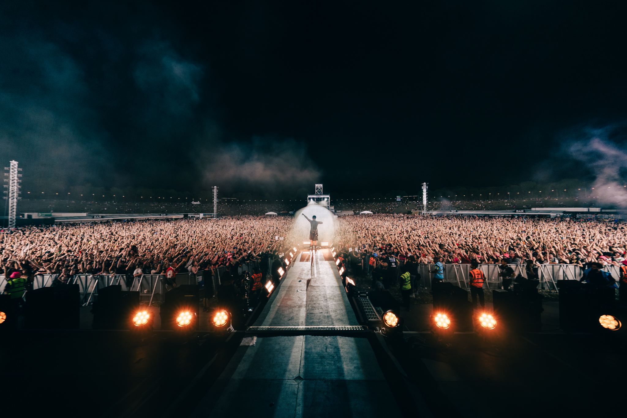 Yungblud performs live on stage at BludFest 2024