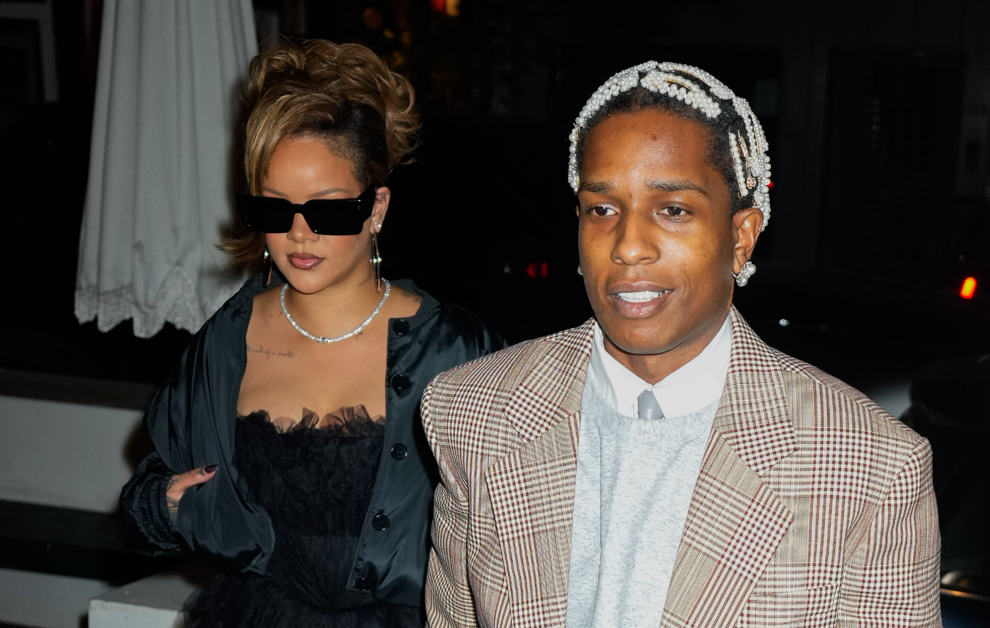 Rihanna and A$AP Rocky in New York. Photo credit: Jackson Lee/GC Images