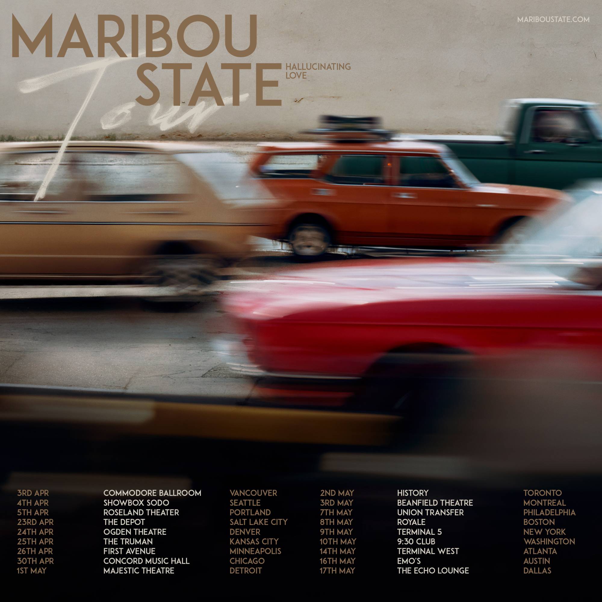 Maribu 2025 State Tour Poster. Credit Press