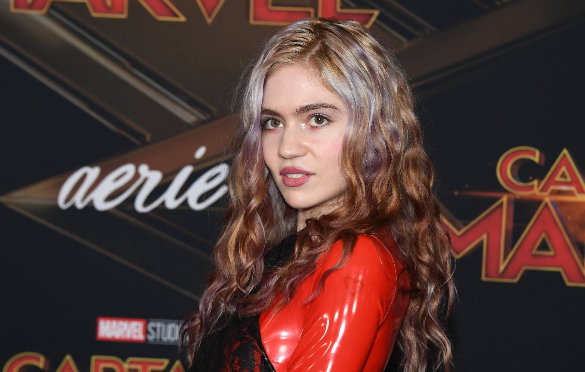 Graims (Claire Eliz Buchener) at the world premiere of Captain Marvel in Hollywood, California, on March 4, 2019. (Photo Robin Beck / AFP)