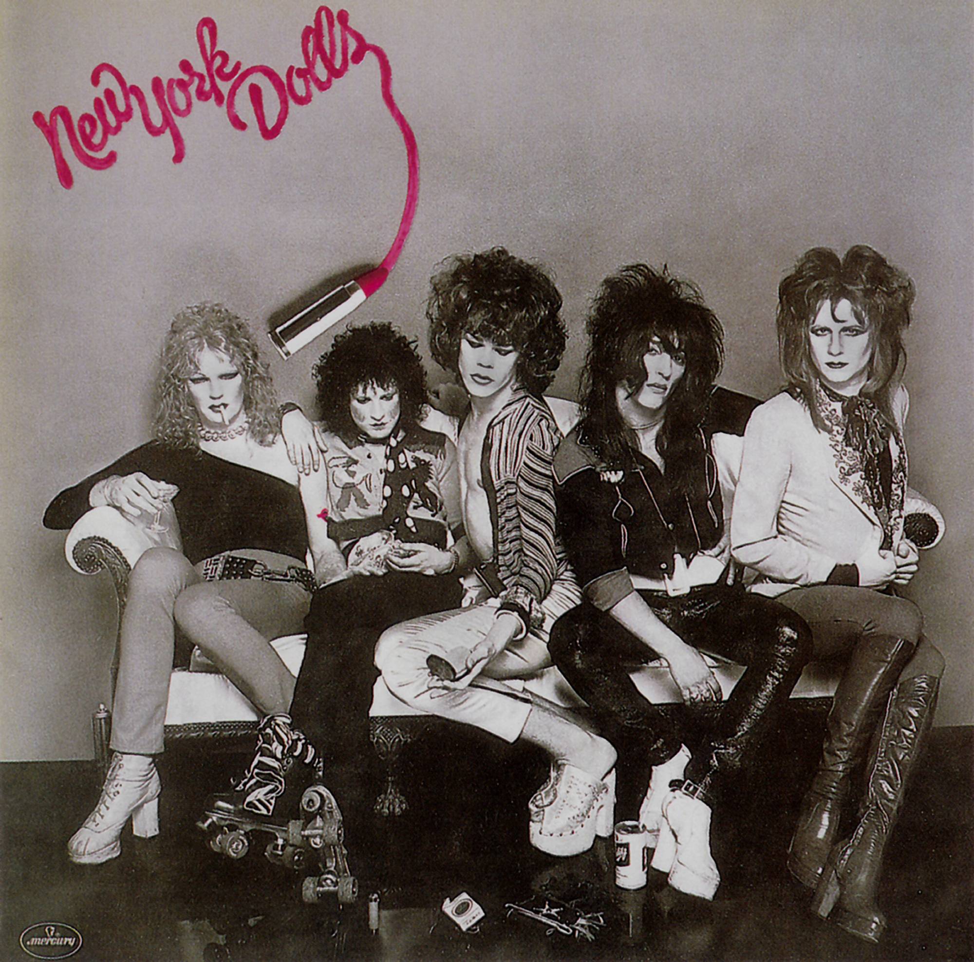 The cover of the album for the same name by the New York Dolls debut was released by Mercury Records. (Photo of Toshi Matsuo/Mercury Records/Getty images)