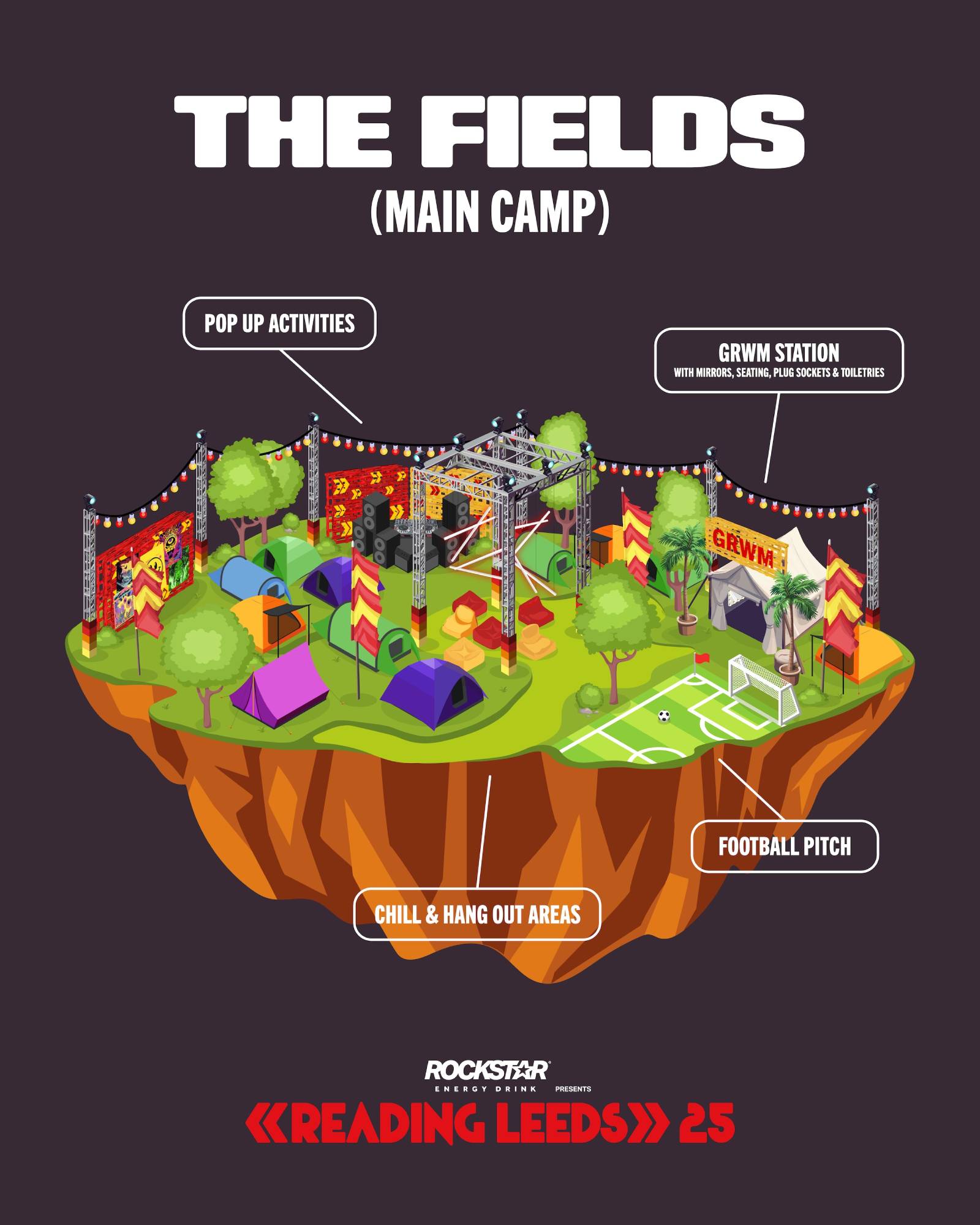 New camping areas have been revealed in a "world-first" shake-up for Reading & Leeds 2025. Credit: Press