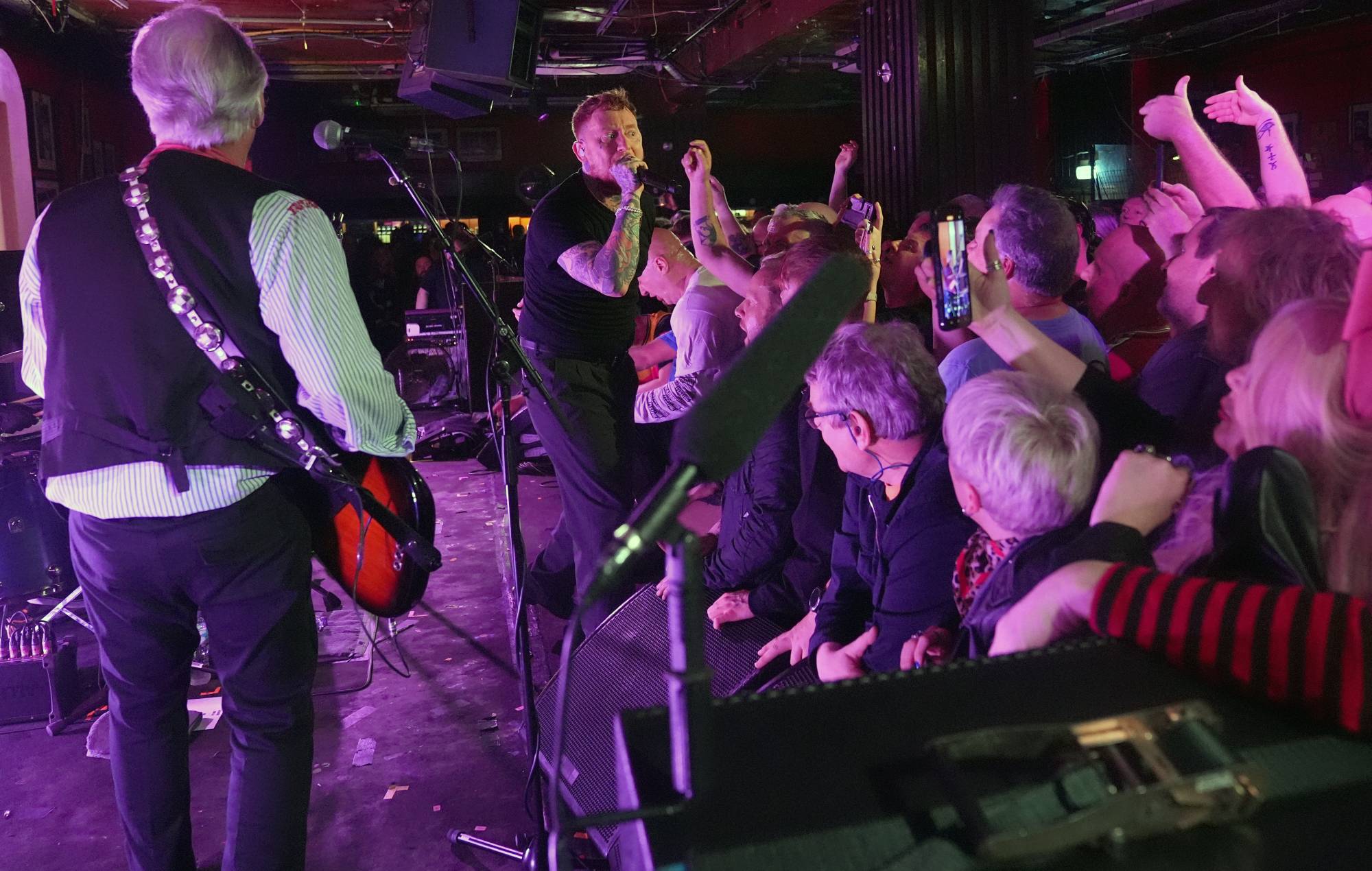 Sex Pistols with Frank Carter performing at The 100 Club, London (photo Lucy North/Pa Images via Getty Images)