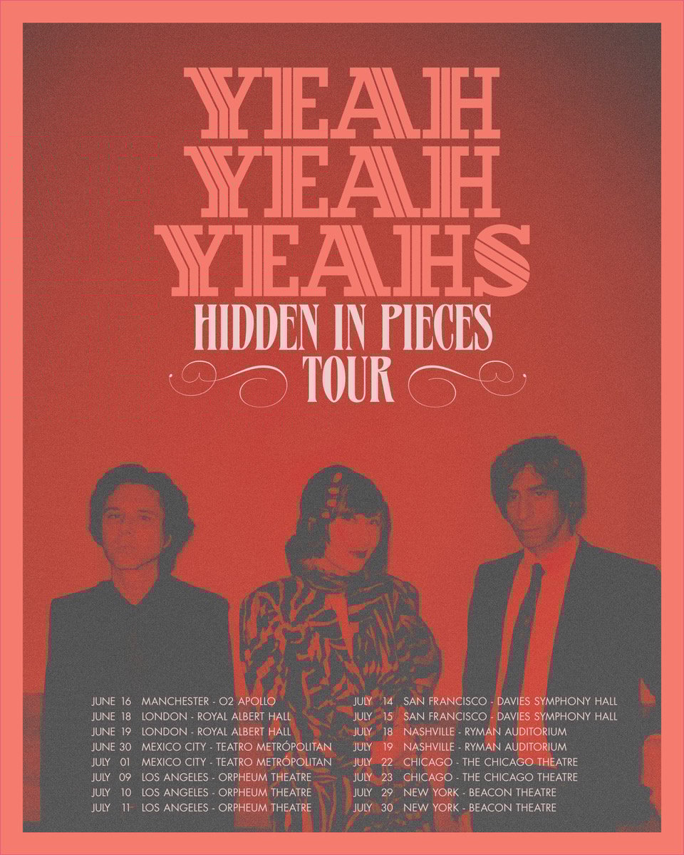 Yes, yes, she announced an intimate theater round with rethought songs for their 25th anniversary