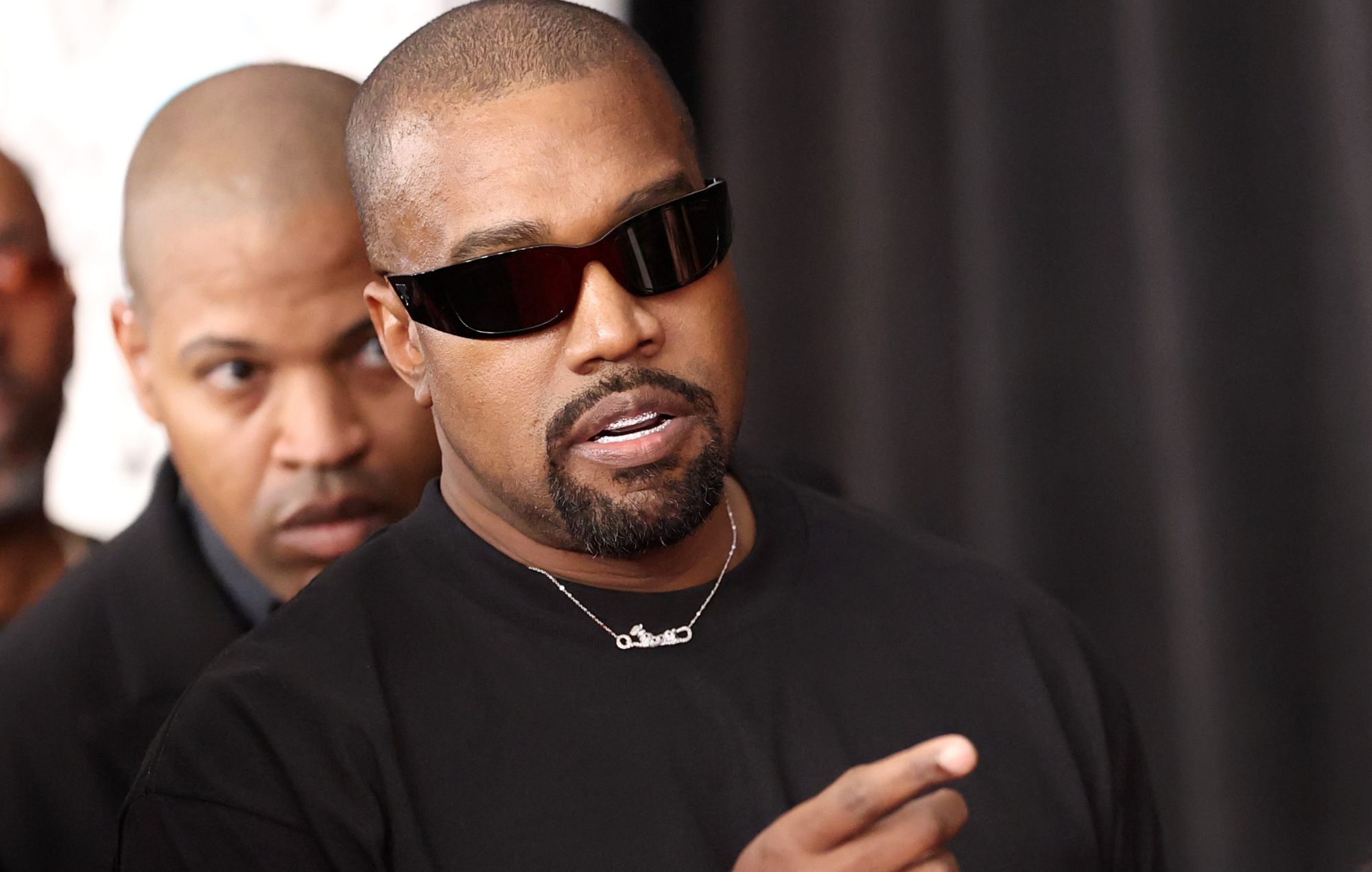 Kanye West is present at the 67th annual Grammy Prize