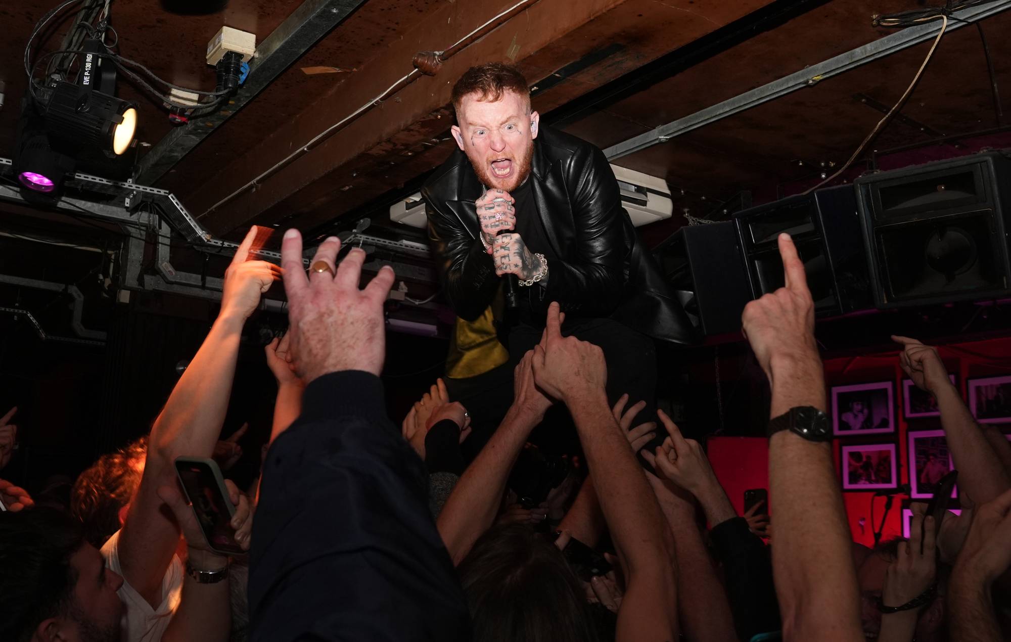 Sex Pistols with Frank Carter performing at The 100 Club, London (photo Lucy North/Pa Images via Getty Images)